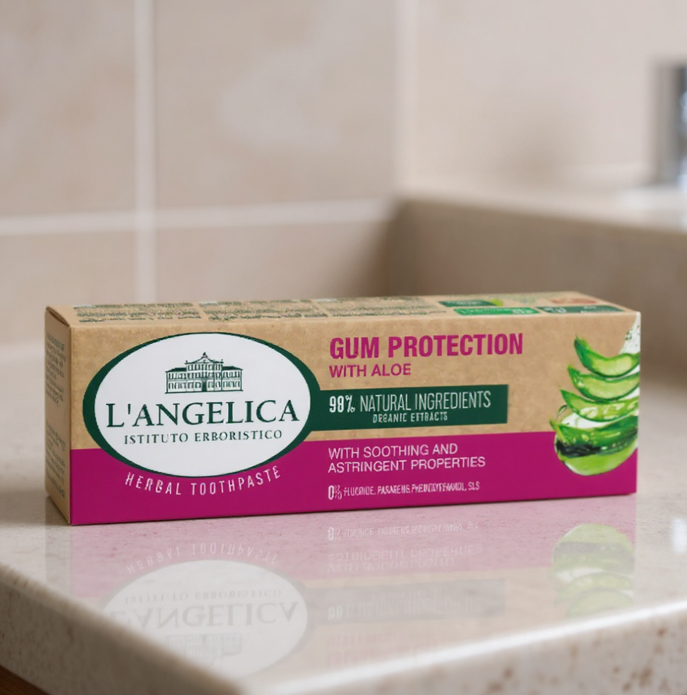 L`Angelica Aloé Vera Dentífrico Proteção Gengival 75ml